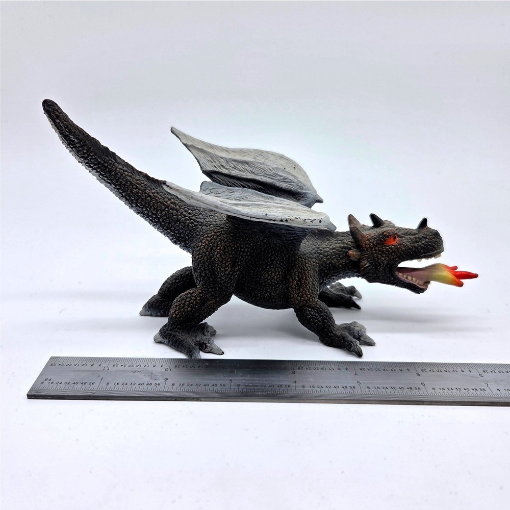 Toy Major Fireball Dragon Figure 7in Brown Grey‎ 2006 Mythical Toy 1750 B